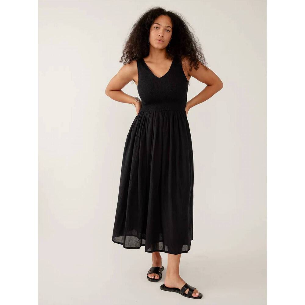 NEW MATA TRADERS lily sleeveless dress in black